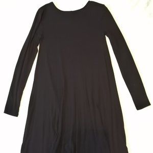 Old Navy flowy black midi dress